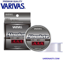Флюорокарбон Varivas Absolute AAA Fluorocarbon диаметр 0,128мм размотка 80м прозрачный
